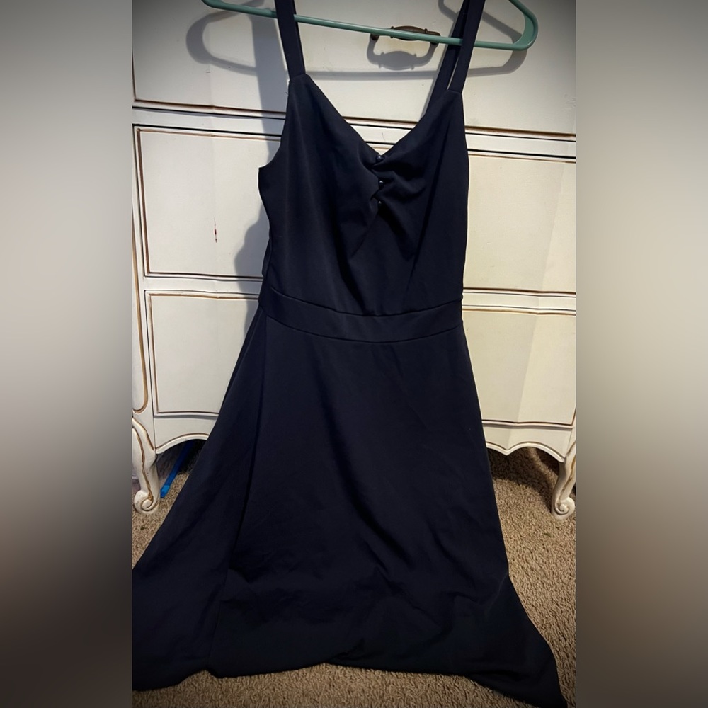 Vintage Navy Blue Dress